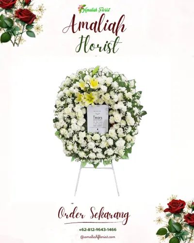 Krans Bunga Duka Cita cibaturkeusik